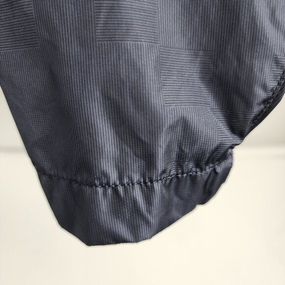 Theory Hoodie Mens XXL Navy Blue Full Zip Windbreaker - Picture 5 of 7